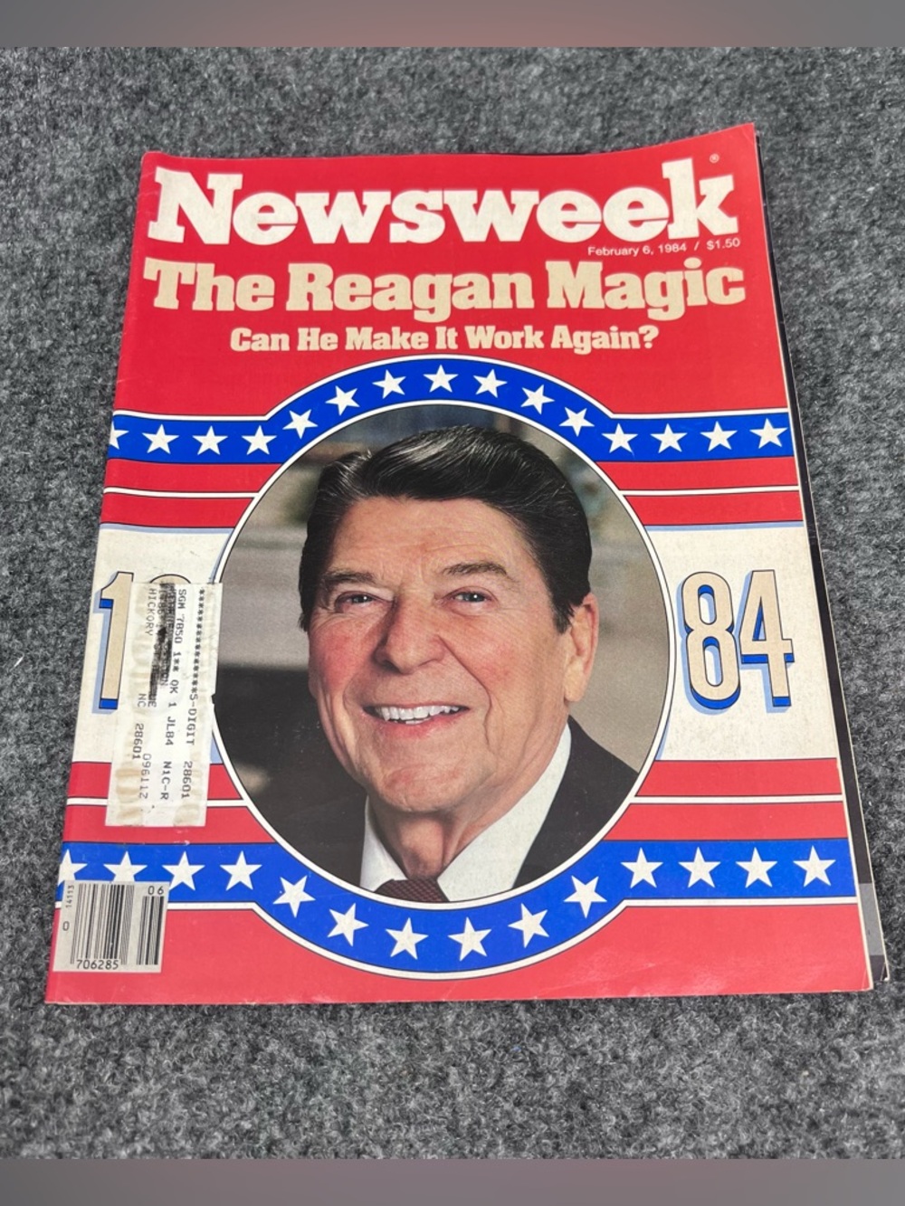 Newsweek Magazine The Reagan Magic February 6, 1984 Vintage Ads Cigarettes Cars